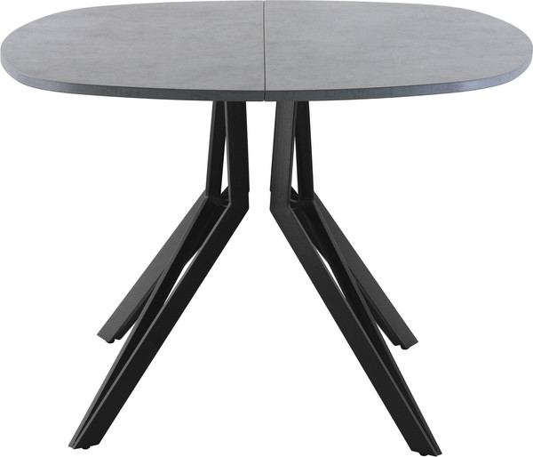 Изображение товара Обеденный стол AMC Elite Е21(900) D7 (черный/бетон чикаго светло-серый)