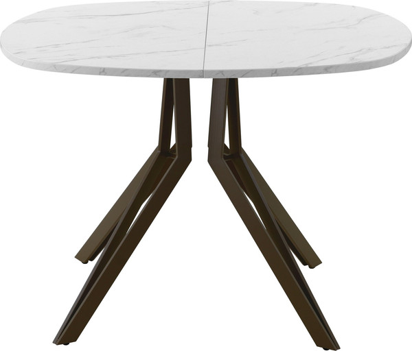 Изображение товара Обеденный стол AMC Elite Е21(900) D7 (коричневый/мрамор кристалл)