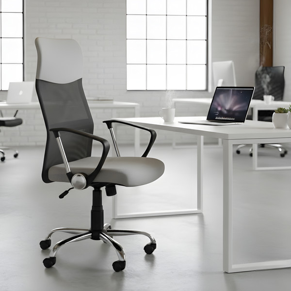 Изображение товара Кресло офисное Mio Tesoro Монте AF-C9767T (светло-серый/черный)