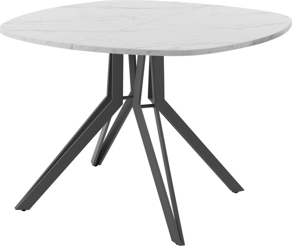 Изображение товара Обеденный стол AMC Elite Е21(900) D7 (графит/мрамор кристалл)