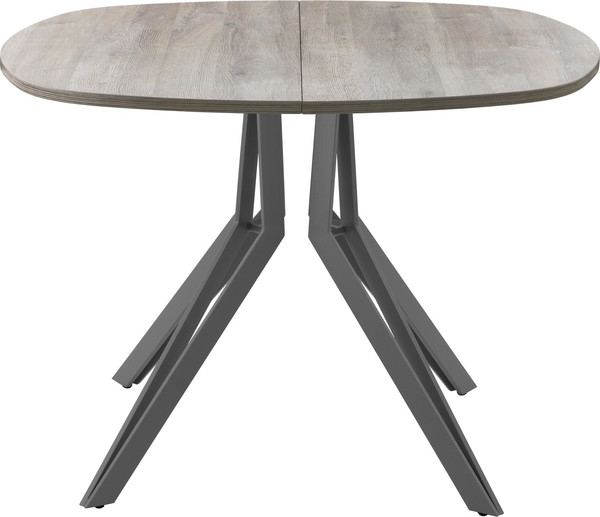 Изображение товара Обеденный стол AMC Elite Е21(900) D7 (графит/дуб уайт-ривер песочно-бежевый)