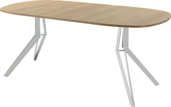 Изображение товара Обеденный стол AMC Elite Е21(900) D7 (серебро/дуб небраска натур)