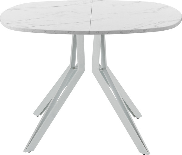 Изображение товара Обеденный стол AMC Elite Е21(900) D7 (серебро/мрамор кристалл)