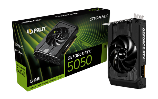 Изображение товара Видеокарта Palit RTX5050 STORMX 8GB (NE65050019P1-GB2070F)