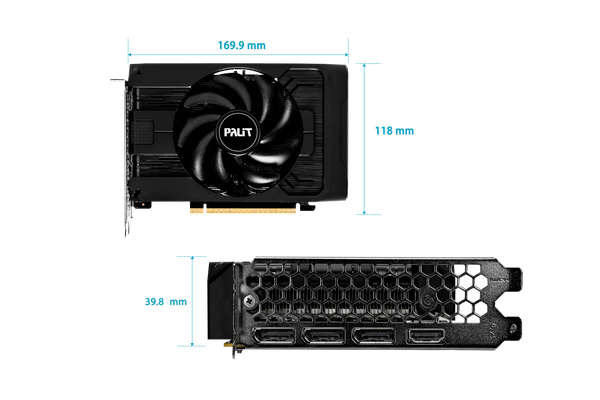 Изображение товара Видеокарта Palit RTX5050 STORMX 8GB (NE65050019P1-GB2070F)