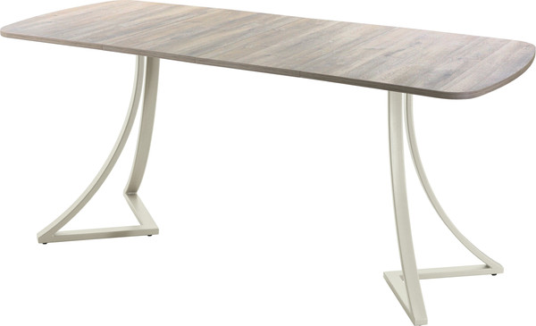 Изображение товара Обеденный стол AMC Elite Е24(1200) D2 (бежевый/дуб уайт-ривер песочно-бежевый)