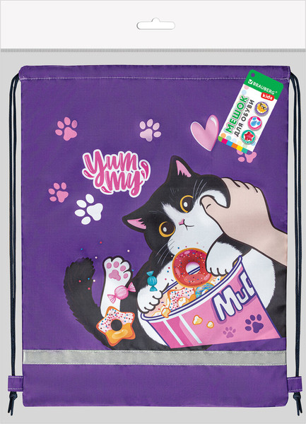 Изображение товара Мешок для обуви Brauberg Kids. Sweet Cheeks / 272390