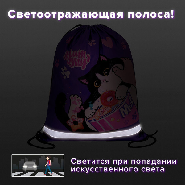 Изображение товара Мешок для обуви Brauberg Kids. Sweet Cheeks / 272390