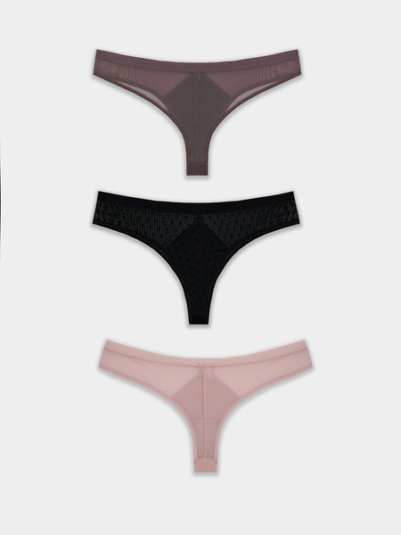 Изображение товара Комплект женских трусов Mark Formelle 412475-3 (р.98, тауп)