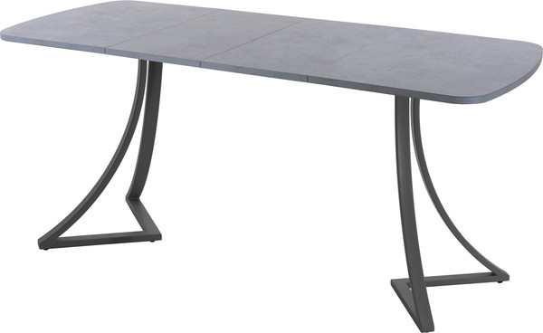 Изображение товара Обеденный стол AMC Elite Е24(1200) D2 (графит/бетон чикаго светло-серый)