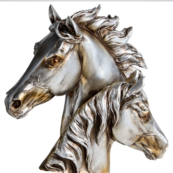 Изображение товара Статуэтка Lefard Бюст лошадей 146-2200
