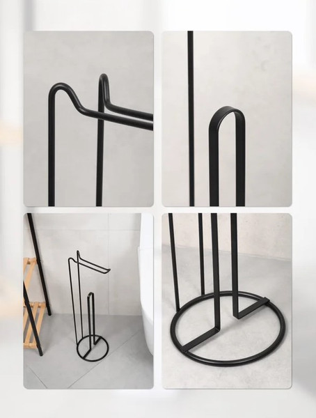 Изображение товара Стойка для туалетной бумаги FORA Night FOR-ST-54BL