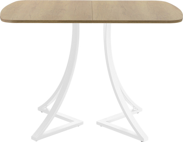 Изображение товара Обеденный стол AMC Elite Е24(1200) D2 (белый/дуб небраска натур)