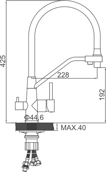 Изображение товара Смеситель Ledeme L74855-16