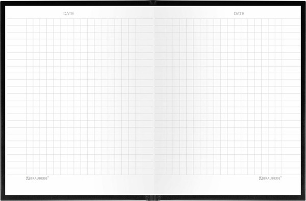 Изображение товара Ежедневник Brauberg Minimal / 116444 (80л, черный)