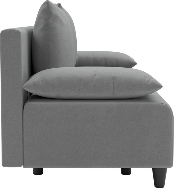 Изображение товара Диван Олмеко Роджерс М 3-х местный (велюр Parma 25 серый)