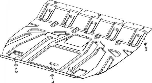 Изображение товара Защита картера SHERIFF 55.5266 для Sollers Atlant