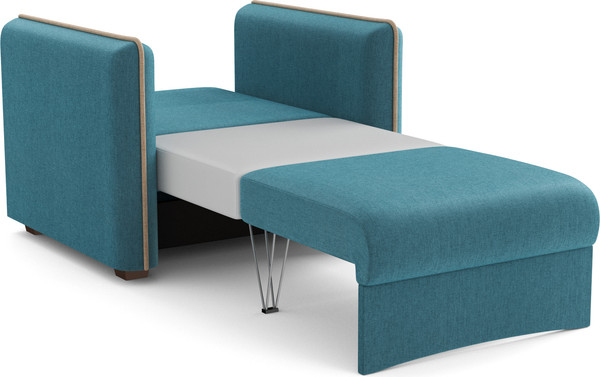 Изображение товара Кресло-кровать Олмеко Авалон М (жаккард тесла деним/жаккард тесла крем)