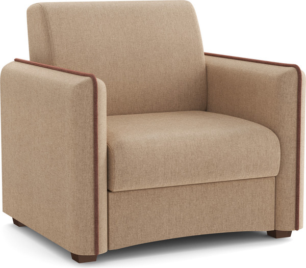 Изображение товара Кресло-кровать Олмеко Авалон М (жаккард тесла крем/жаккард тесла шоколад)