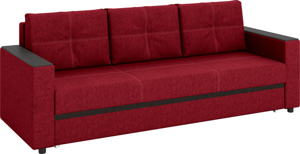 Изображение товара Диван Олмеко Смарт 3-х местный (жаккард крона бордо)