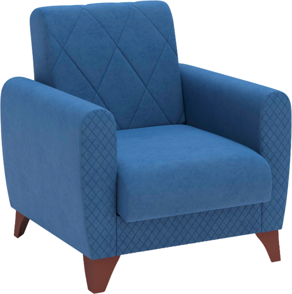 Изображение товара Кресло мягкое Олмеко Эдвин М (велюр Ocean 018 синий)