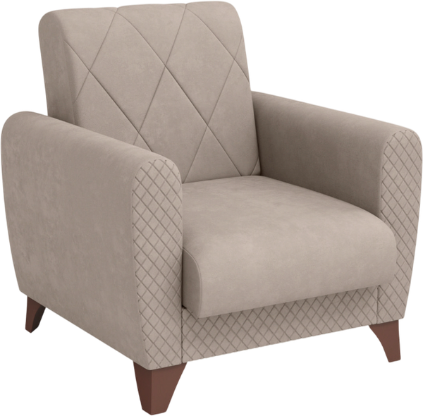 Изображение товара Кресло мягкое Олмеко Эдвин М (велюр прага капучино)