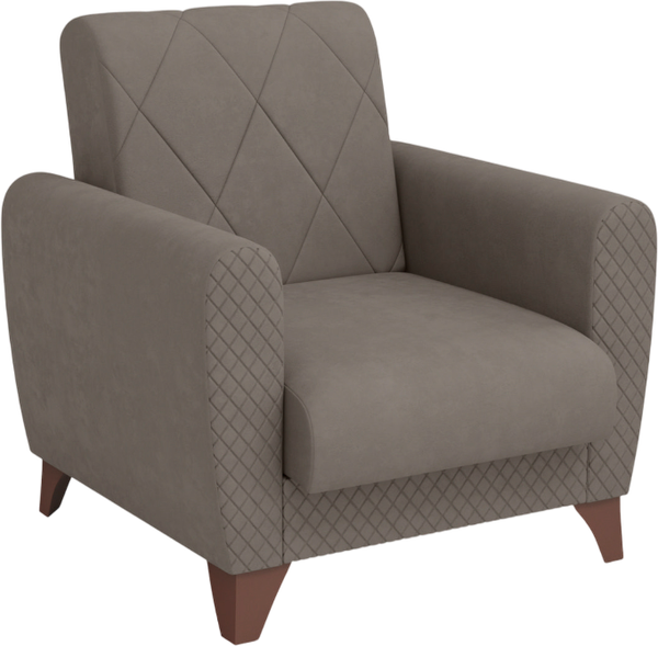 Изображение товара Кресло мягкое Олмеко Эдвин М (велюр прага кофе)