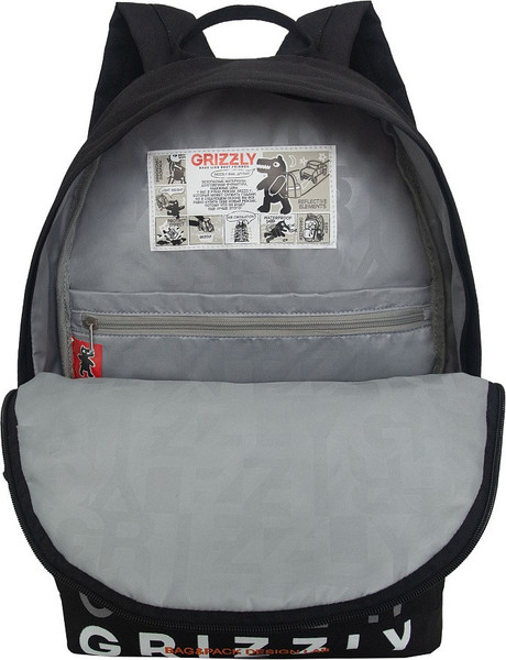 Изображение товара Рюкзак Grizzly RQL-617-1 (черный/белый)