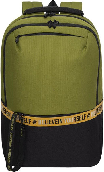 Изображение товара Школьный рюкзак Grizzly RU-337-2 (черный/хаки)