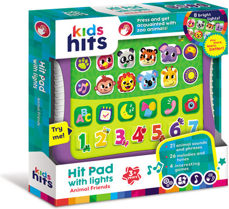 Изображение товара Развивающая игрушка Kids Hits Хит Пэд с огоньками Веселые друзья KH01/010