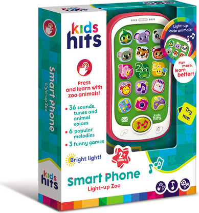 Изображение товара Развивающая игрушка Kids Hits Смартфончик с огоньками Приходите в зоопарк KH03/004