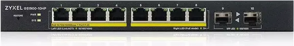 Изображение товара Коммутатор ZyXEL GS1900-10HP-EU0102F