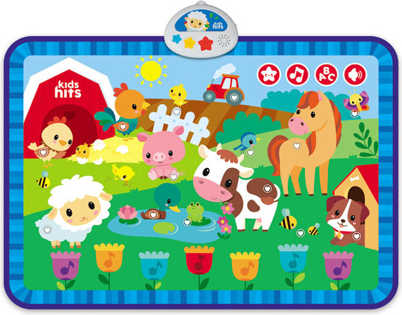 Изображение товара Музыкальная игрушка Kids Hits Коврик с огоньками Кто пасется на лугу KH04/002