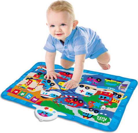 Изображение товара Музыкальная игрушка Kids Hits Коврик с огоньками Мы едем-едем KH04/004