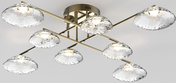 Изображение товара Люстра Евросвет Ripple 50389 LED 3000 (латунь)