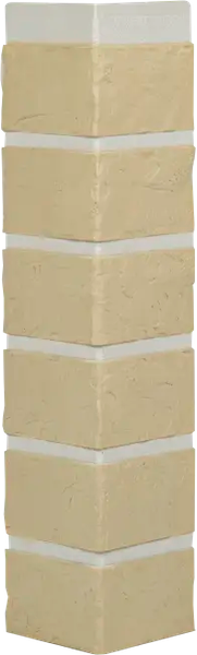 Изображение товара Угол для фасадной панели Альта-профиль Наружный Кирпич рустикальный 01 (0.47x0.1x0.028м)