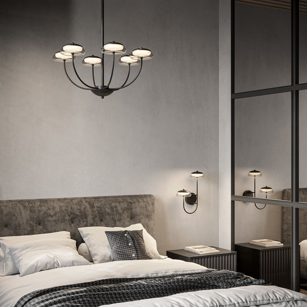 Изображение товара Люстра Евросвет Fungo 50388 LED 3000 (черный)