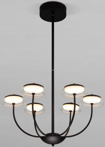 Изображение товара Люстра Евросвет Fungo 50388 LED 3000 (черный)