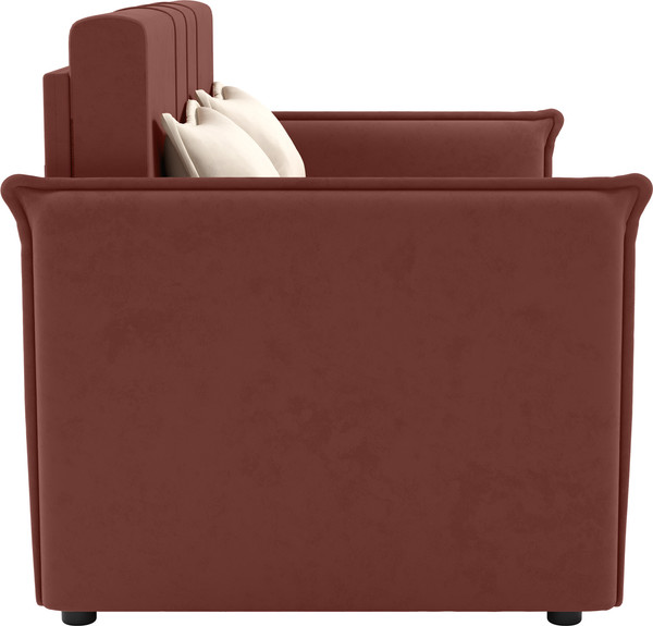 Изображение товара Диван Олмеко Дэнди 2 подушки (велюр Fresh дасти роуз/велюр Fresh крем)