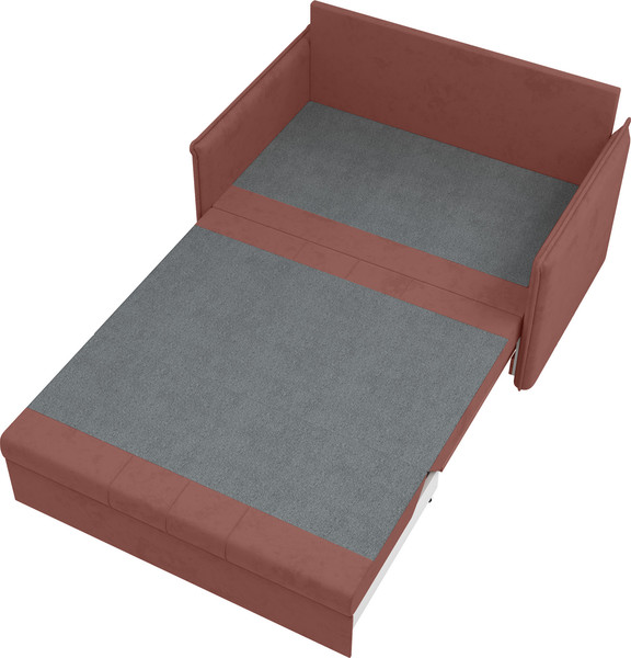 Изображение товара Диван Олмеко Дэнди 2 подушки (велюр Fresh дасти роуз/велюр Fresh крем)