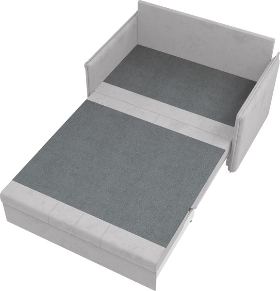 Изображение товара Диван Олмеко Дэнди 2 подушки (велюр Fresh сильвер/велюр Fresh изумруд)