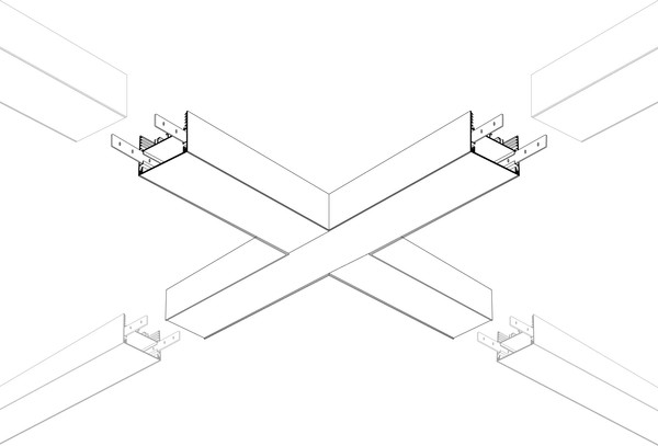 Изображение товара Крестовина для профилей Arlight SL-LINE-5035 / 030118