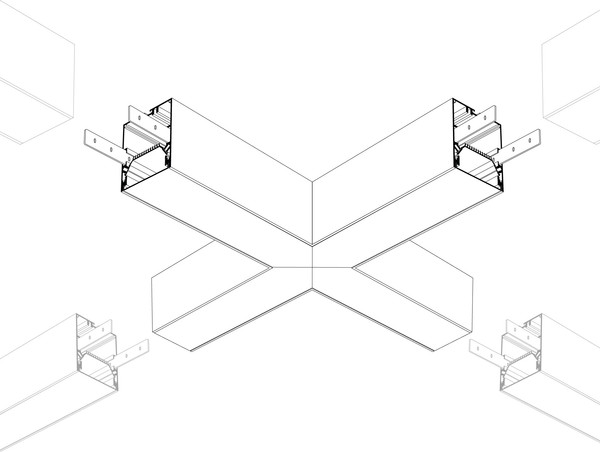Изображение товара Крестовина для профилей Arlight SL-LINE-6070 / 030143