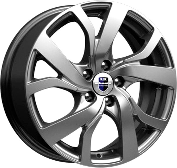 Изображение товара Литой диск K&K Палермо 16x6.5" 5x112мм DIA 57.1мм ET 50мм Дарк платинум