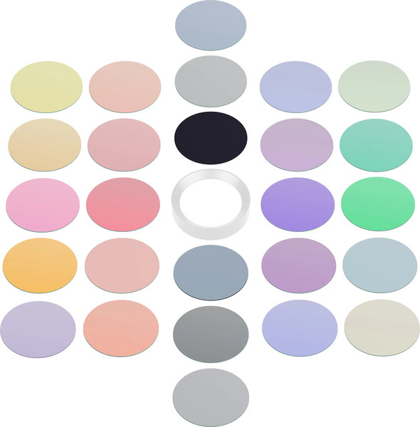 Изображение товара Набор светофильтров для трекового светильника Arlight LGD-COLORFUL-SET27-R85 WH / 047010