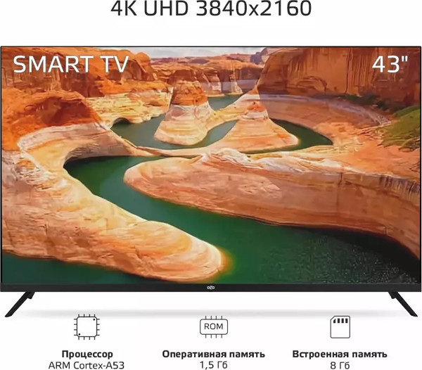 Изображение товара Телевизор Olto 43" / 43ST30U