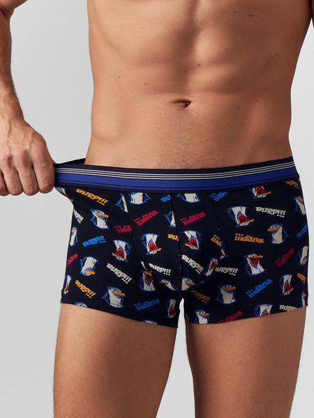 Изображение товара Комплект мужских трусов Mark Formelle 411124-2 (р.98-108, прикольные пингвины/глубокий синий-4)