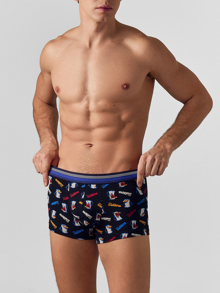 Изображение товара Комплект мужских трусов Mark Formelle 411124-2 (р.98-108, прикольные пингвины/глубокий синий-4)