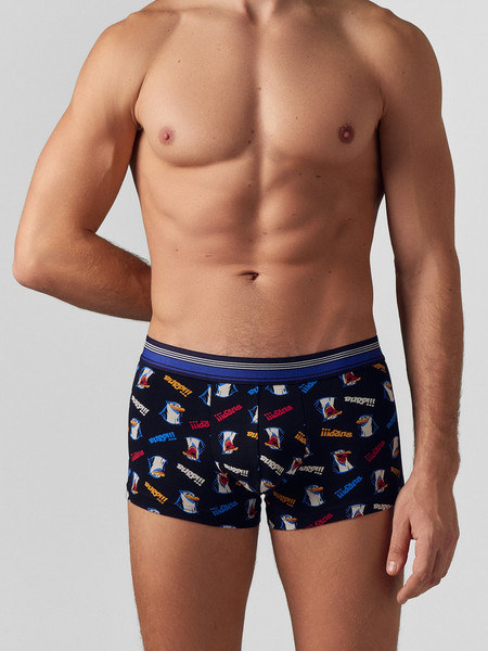 Изображение товара Комплект мужских трусов Mark Formelle 411124-2 (р.98-108, прикольные пингвины/глубокий синий-4)