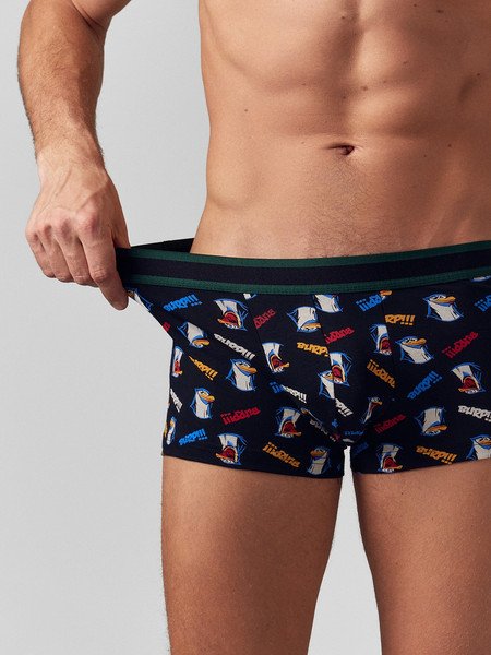 Изображение товара Комплект мужских трусов Mark Formelle 411124-2 (р.102-112, прикольные пингвины/глубокий синий-5)